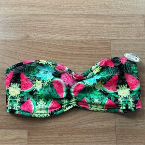 NWT PINK Watermelon Lace Bandeau
